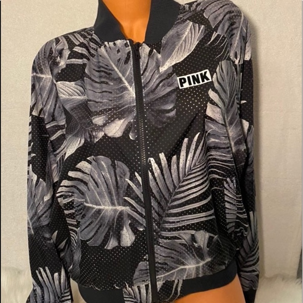 🌺 PINK ATHLETIC ZIP UP LIGHTWEIGHT